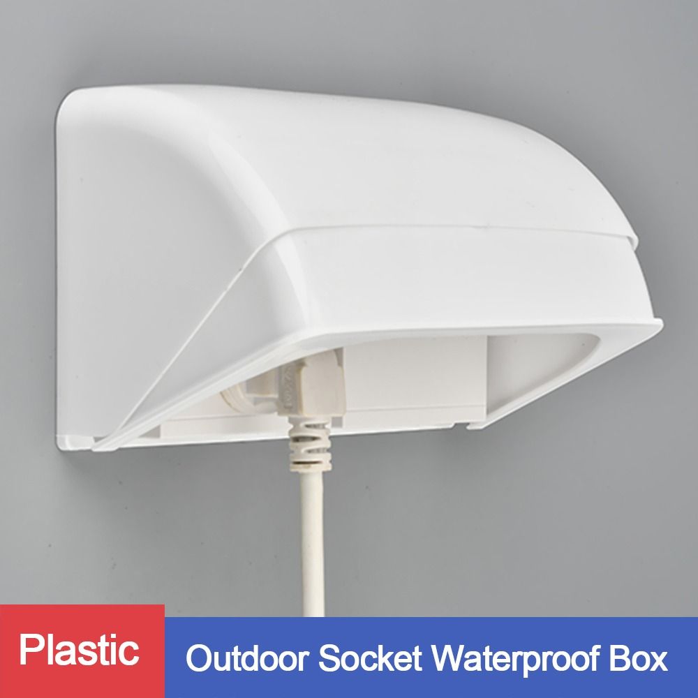 Outdoor Power Port - 1 個屋外ソケット防水ボックス電気プラグカバー防雨カバー充電パイルソケットスイッチ保護カバー
