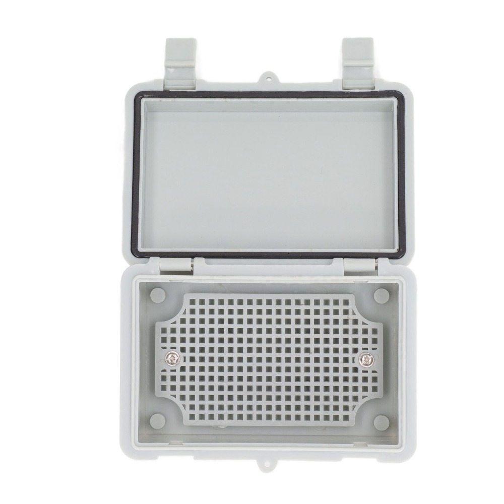 Outdoor Power Outlet Box - 耐久性のある 150×100×70mm 防水電気ボックス プラスチッククリップ 底板付き 屋外電気ケース