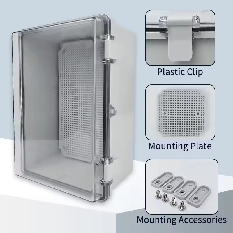 IP66電気プラスチックエンクロージャーABS電源ジャンクシ - Outdoor Power Outlet Box のレビューと価格
