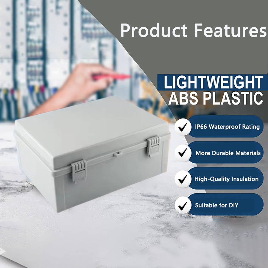 IP66電気プラスチックエンクロージャーABS電源ジャンクシ - Outdoor Power Outlet Box のレビューと価格