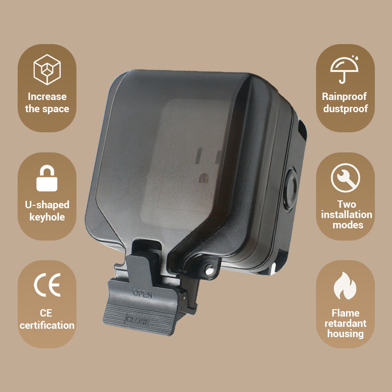 Avoir IP66 壁防水ソケットシングルボックスコンセン - Outdoor Power Module のレビューと価格