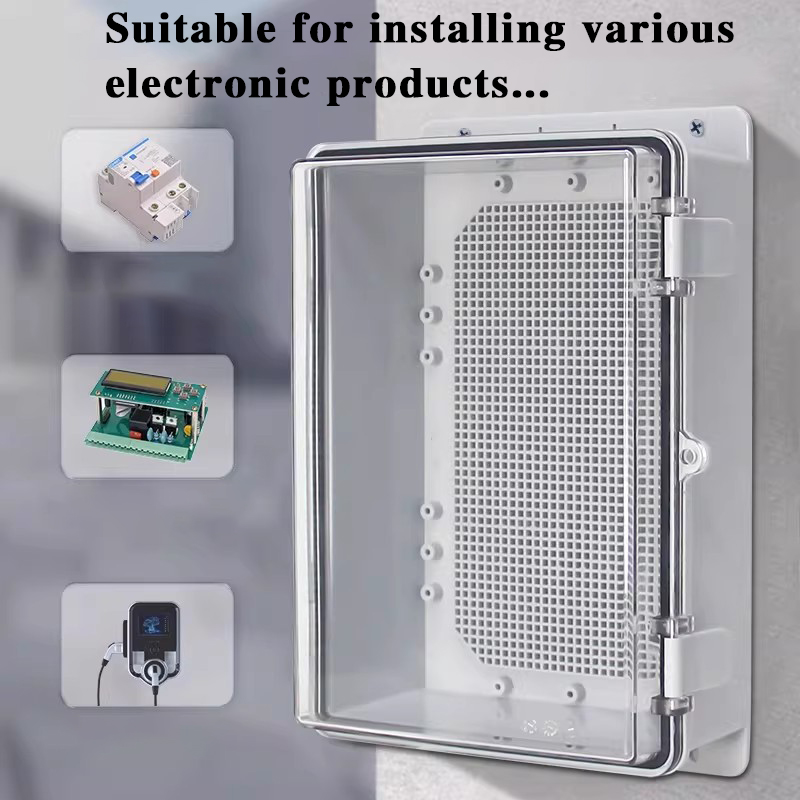 IP66防水グレー/透明カバーハウジング電源ジャンクションボ - Outdoor Power Outlet Box のレビューと価格