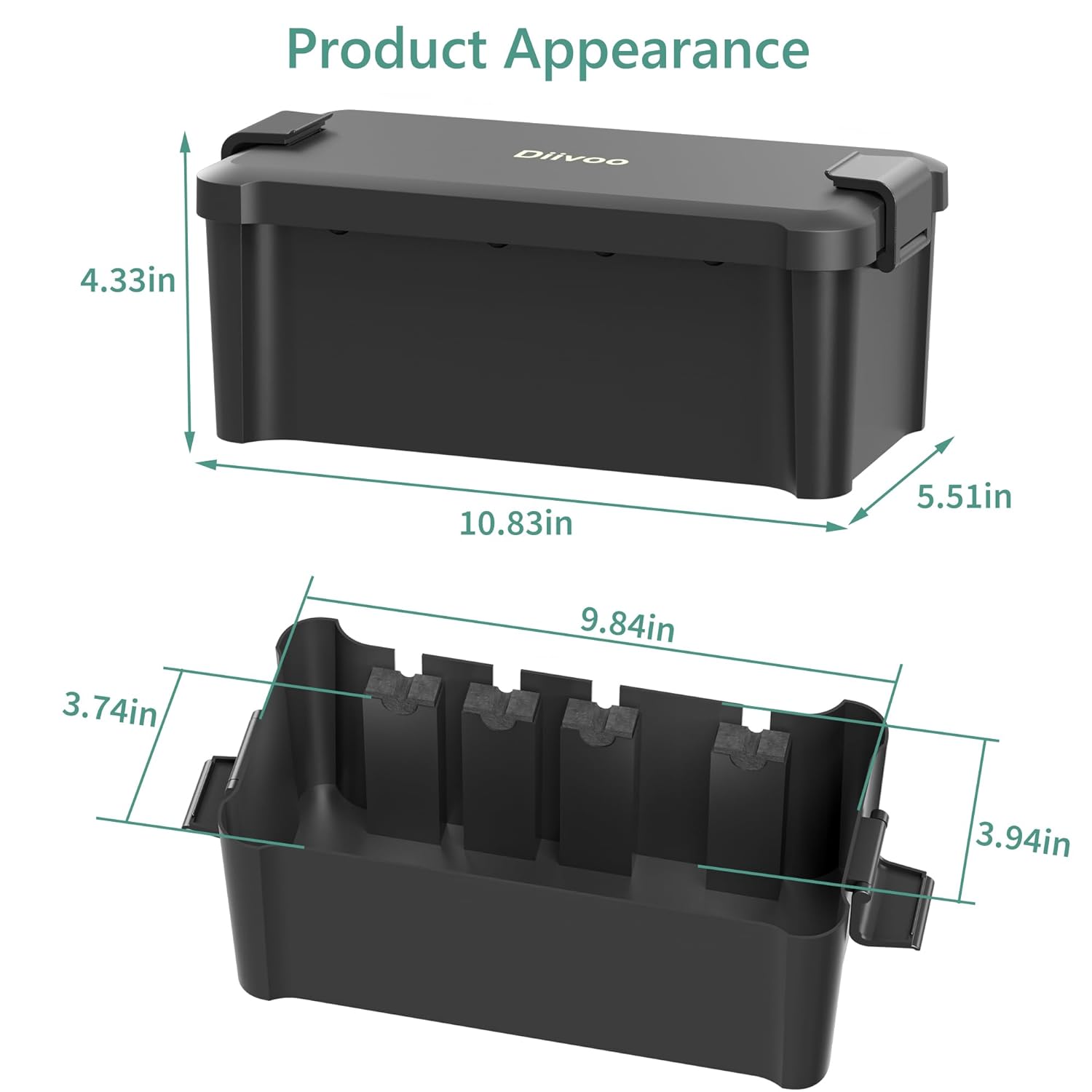 Diivoo 屋外防水電気ボックス屋外ケーブル接続ソケットエ - Outdoor Power Port のレビューと価格