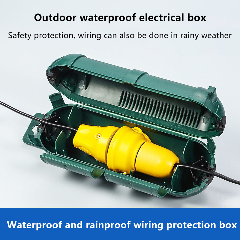 防水シール付き屋外延長コード安全カバー、屋外コンセントプラグ - Outdoor Power Outlet Box のレビューと価格