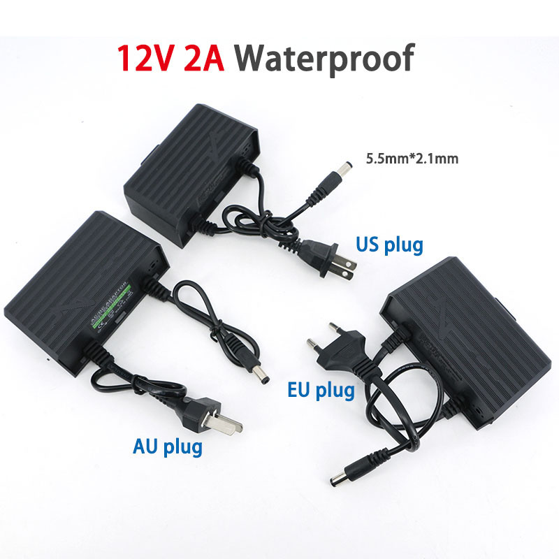 防水AC 100V 240V から DC 12V 2A 20 - Outdoor Power Port のレビューと価格
